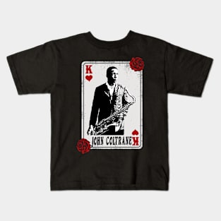 Vintage Card John Coltrane Kids T-Shirt